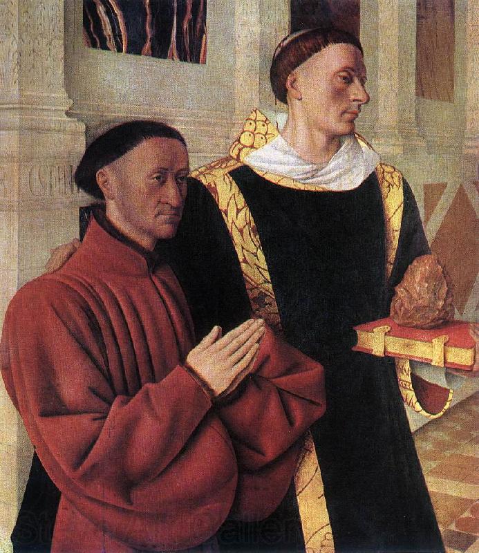 FOUQUET, Jean Estienne Chevalier with St Stephen dfhj Germany oil painting art